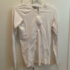 athleta long sleeve white